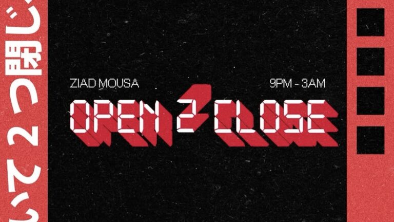 Ziad Mousa Open to Close at The Rec Room