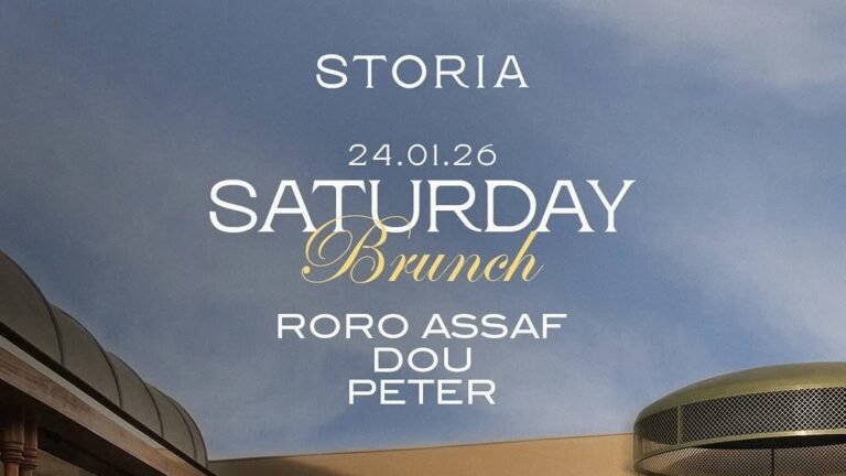 Saturday Brunch at Storia with Roro Assaf Dou and Peter