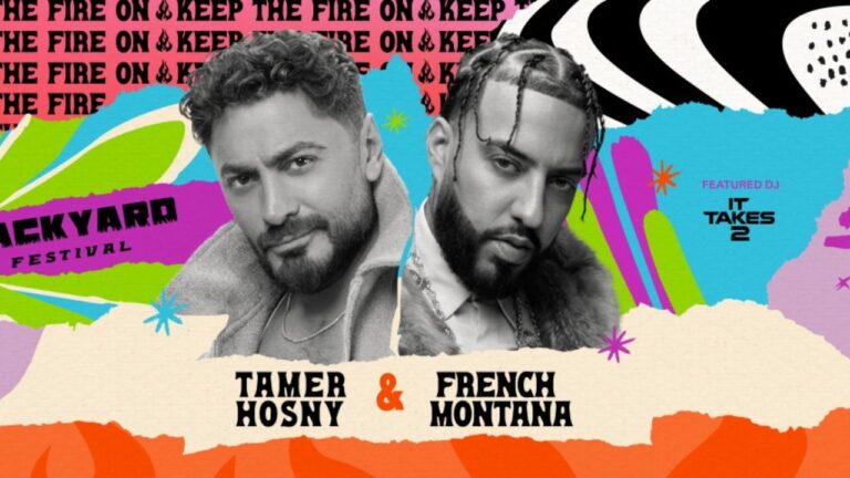 Tamer Hosny & French Montana in Egypt at Azha Ain Sokhna’s Backyard Festival